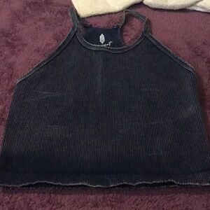 New Free People Happiness Navy Blue Tank